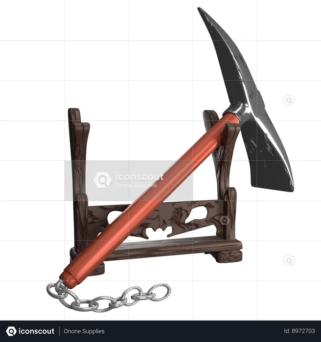 Picareta  3D Icon
