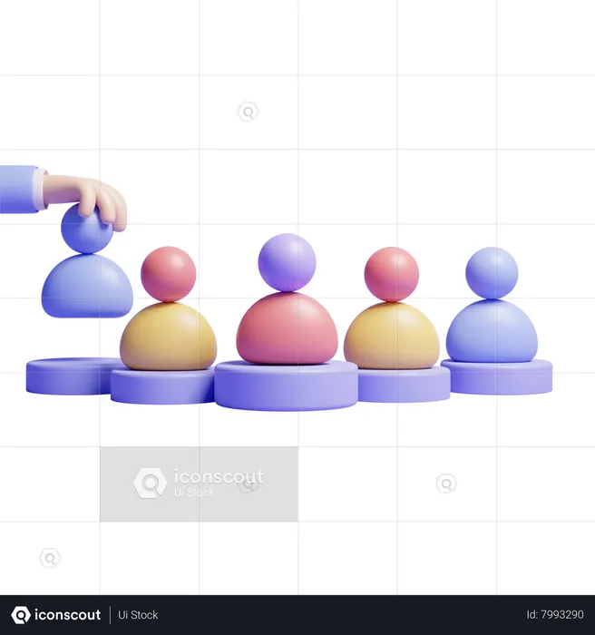 Pick Employee  3D Icon