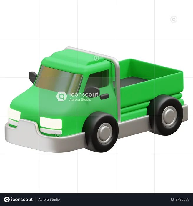 Pick Up Car  3D Icon