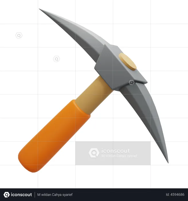 Pickaxe  3D Icon