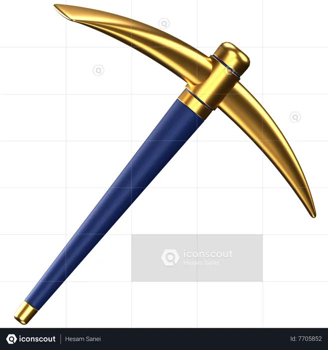 Pickaxe  3D Icon