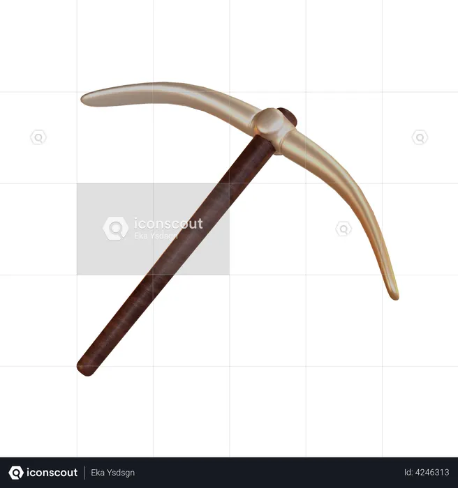 Pickaxe  3D Illustration