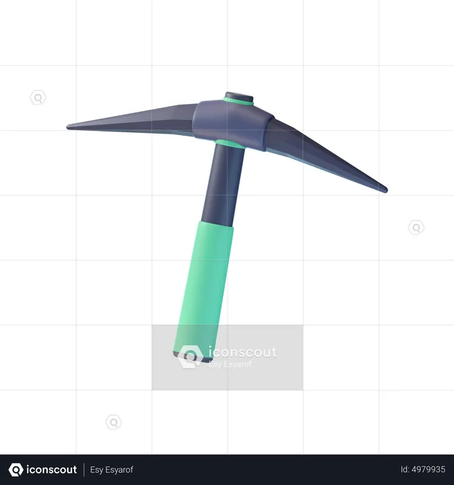 Pickaxe  3D Icon