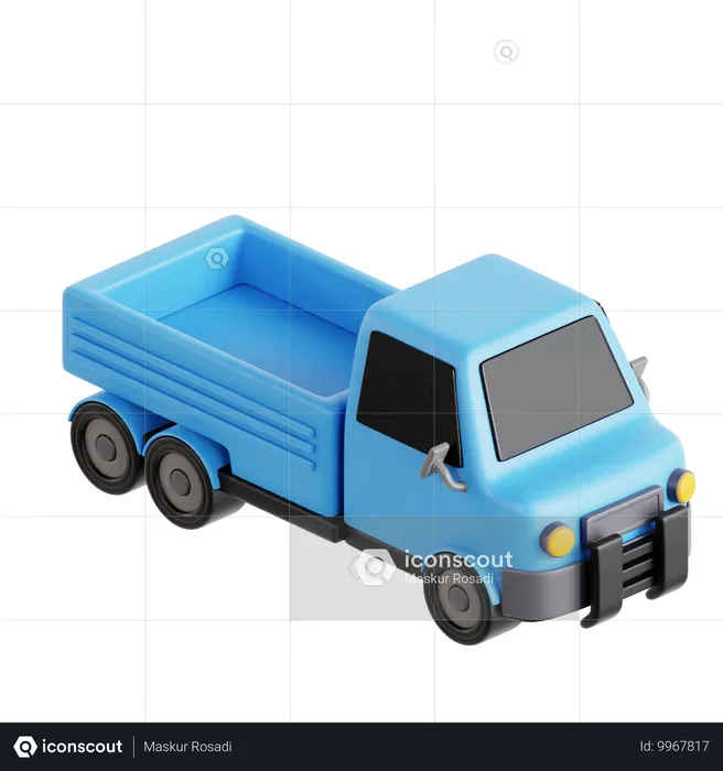 Pickup Truck  3D Icon