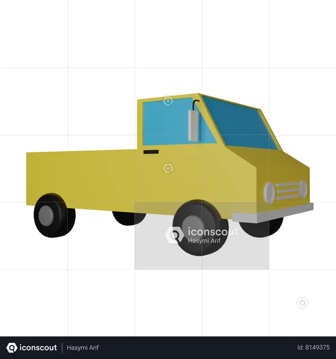 Pickup Truck  3D Icon
