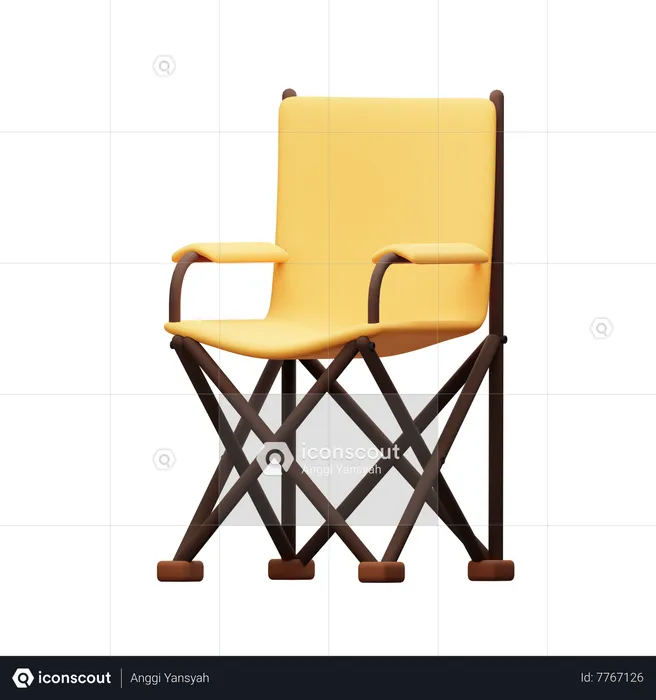 Picnic chair  3D Icon