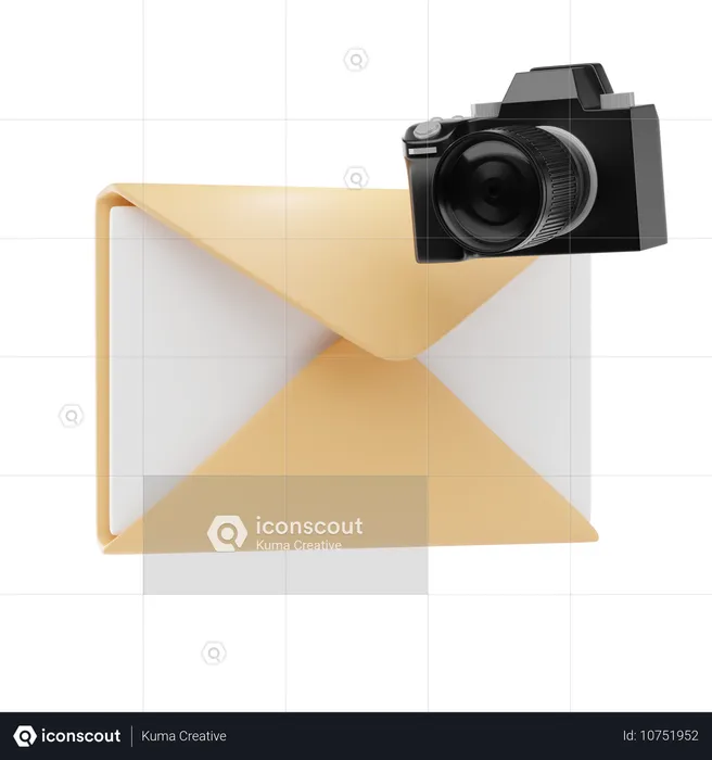 Picture Email  3D Icon