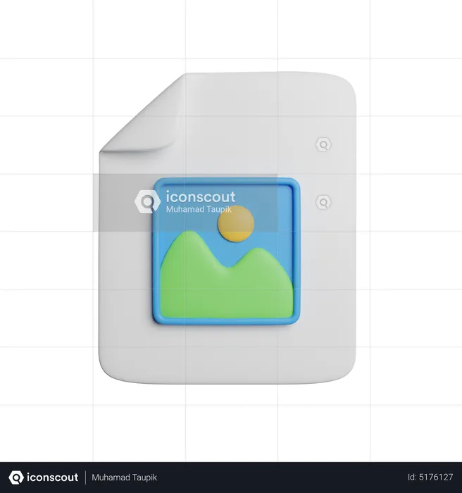 Picture File  3D Icon