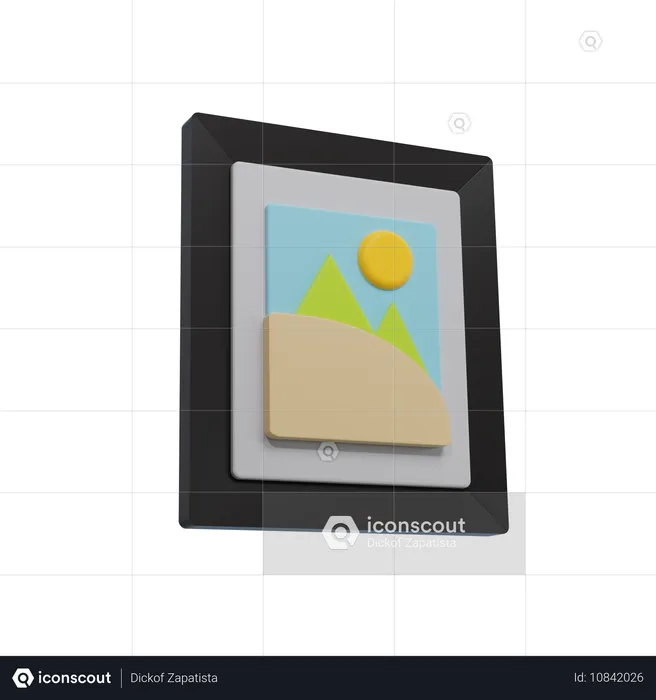 Picture Frame  3D Icon