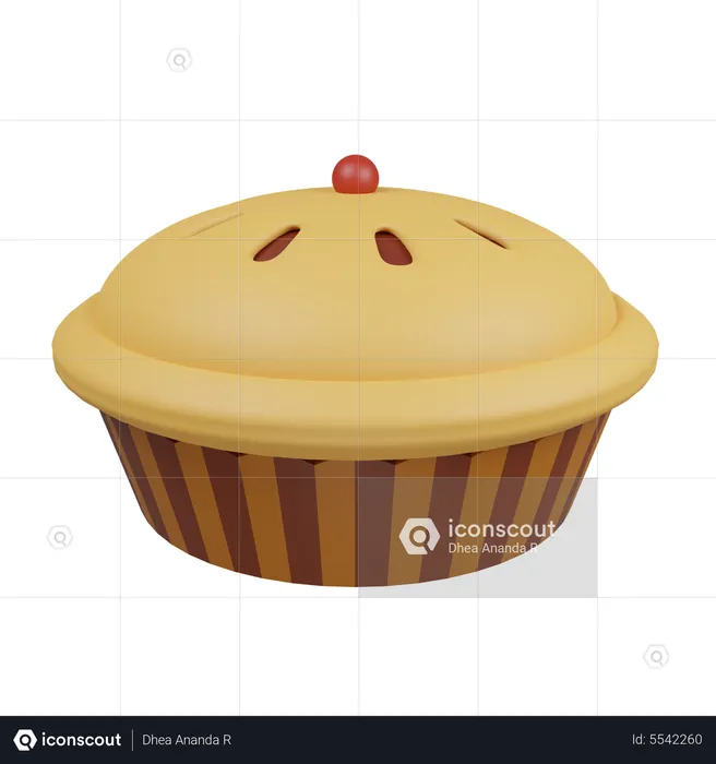 Pie  3D Icon