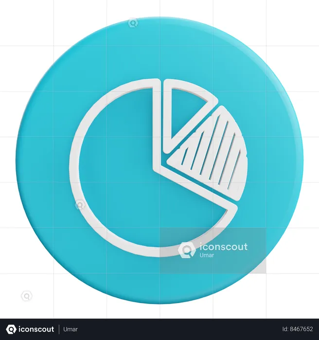 Diagramme circulaire  3D Icon