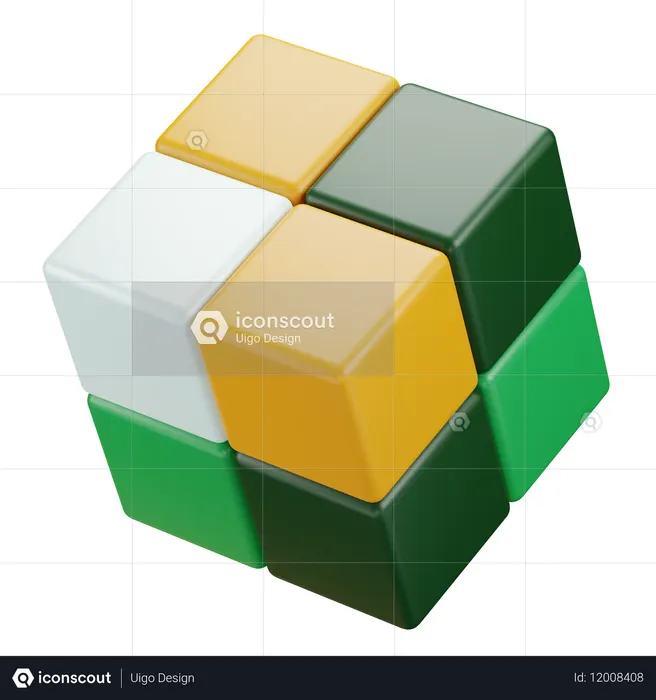 円グラフ  3D Icon