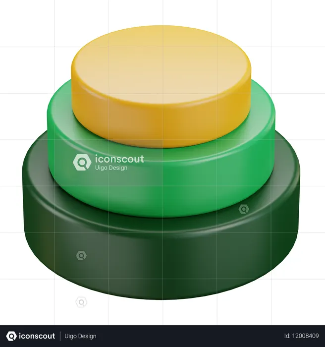 円グラフ  3D Icon