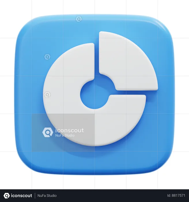 Diagramme circulaire  3D Icon