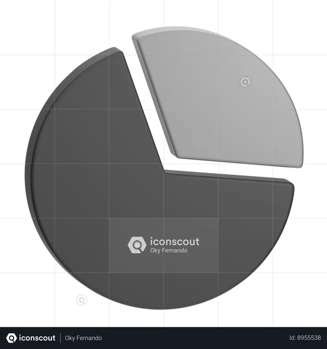 Diagramme circulaire  3D Icon