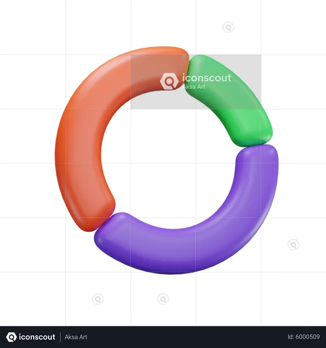 Pie Chart  3D Icon