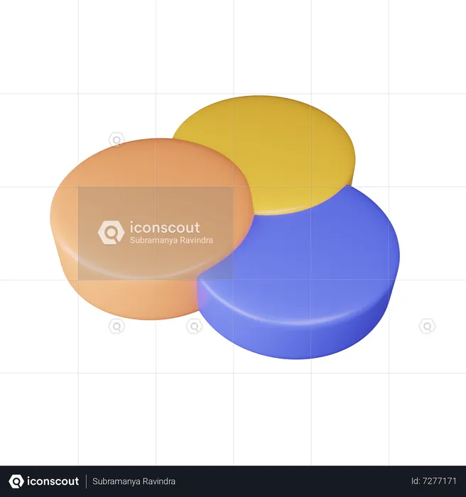 Pie Chart  3D Icon