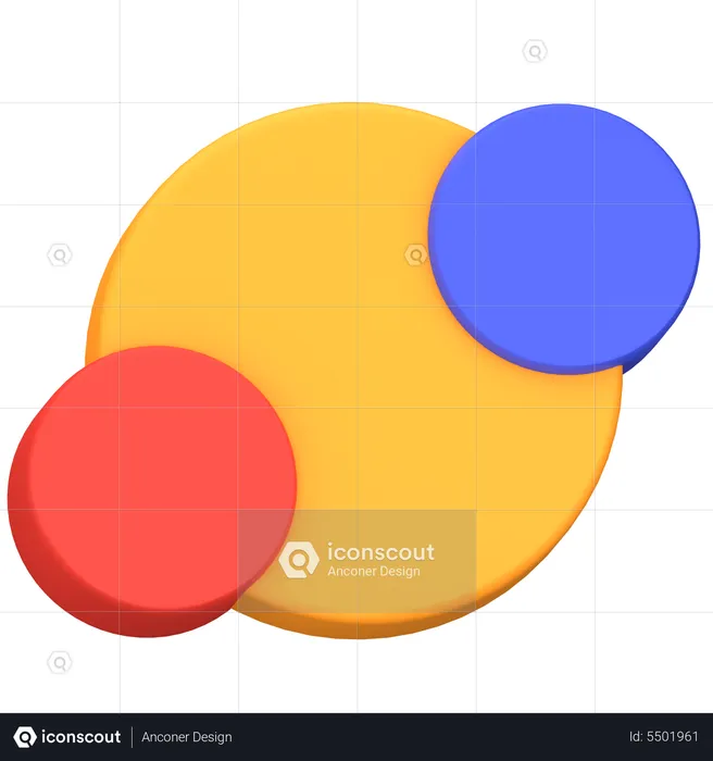 Pie Chart  3D Icon