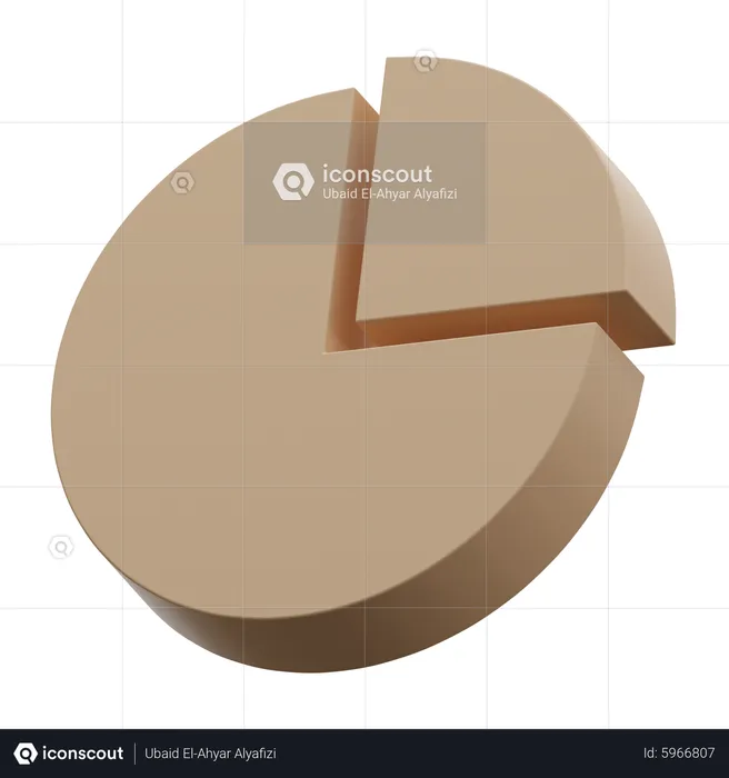 Pie Chart  3D Icon