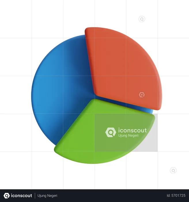 Pie Chart  3D Icon