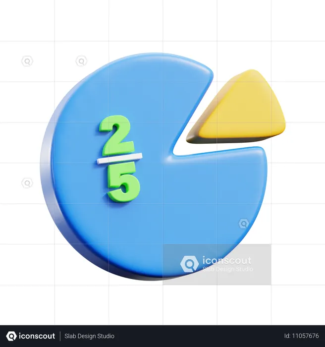 Pie Chart  3D Icon