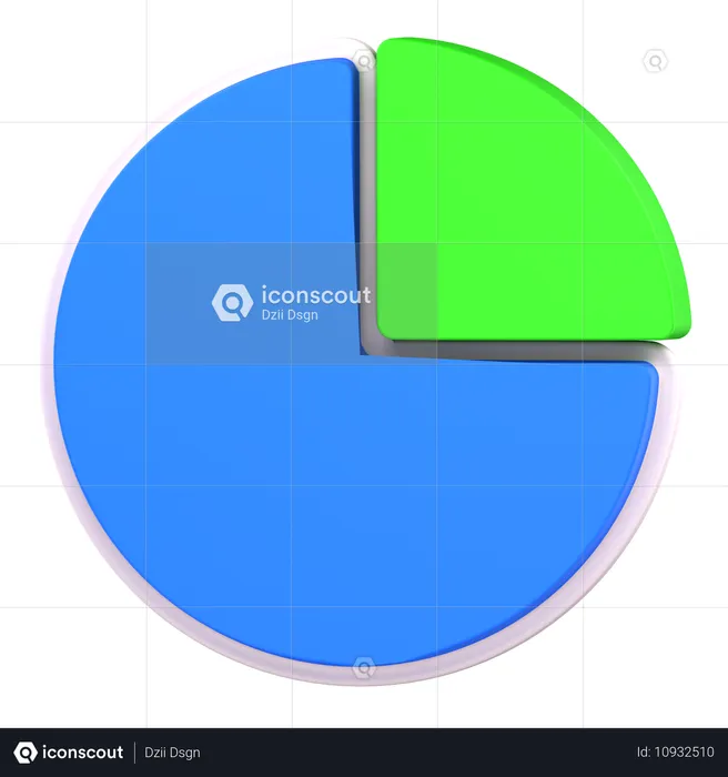 Pie chart  3D Icon