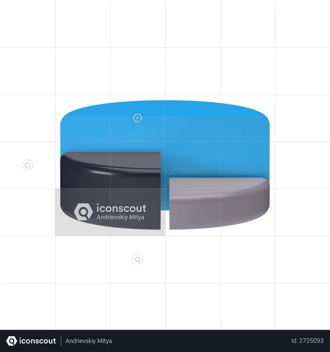 Pie Chart  3D Illustration