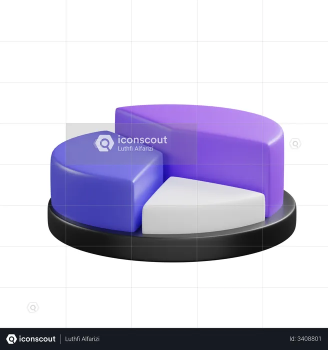 Pie Chart  3D Illustration