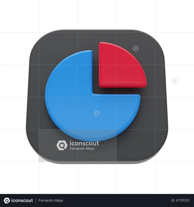 Pie Chart  3D Illustration