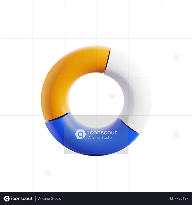 Diagramme circulaire  3D Icon