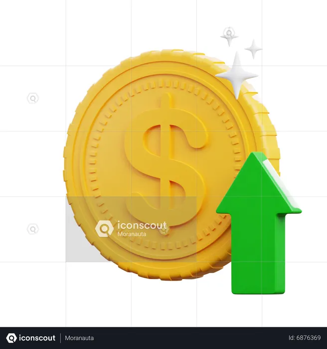 Pièce de monnaie  3D Icon