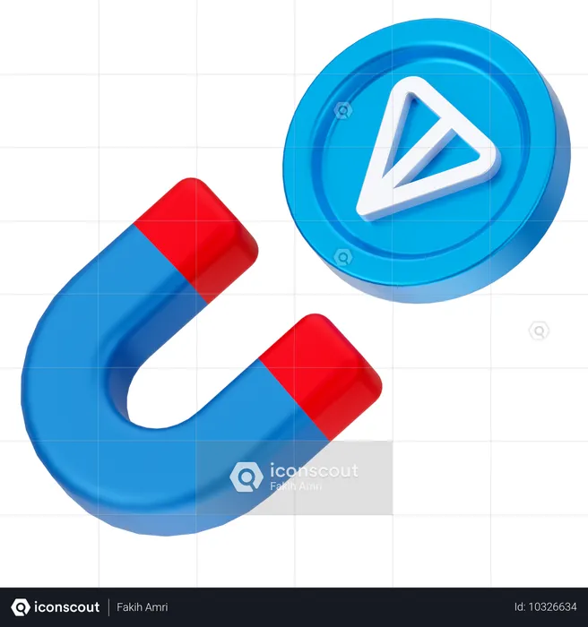 Attirer des tonnes de pièces  3D Icon