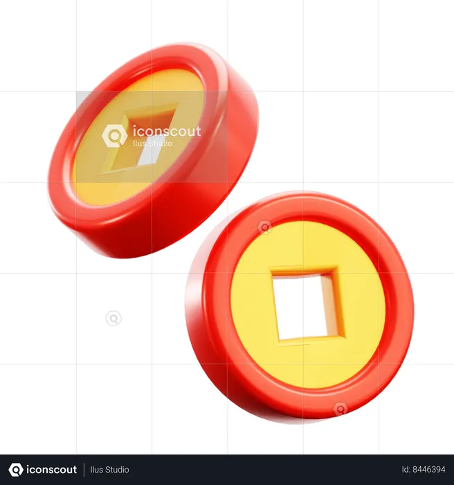 Pièce d'or  3D Icon