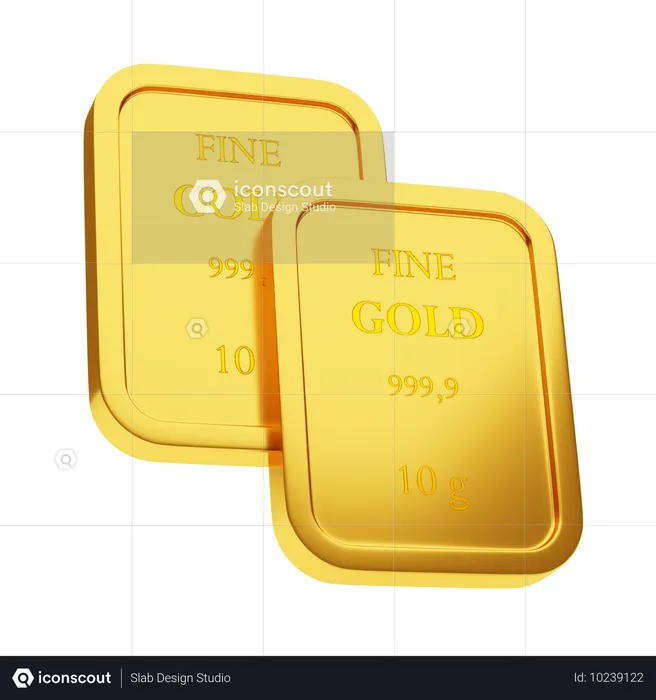 Pièce d'or  3D Icon