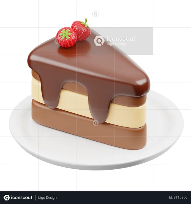 Piece of Cake  3D Icon