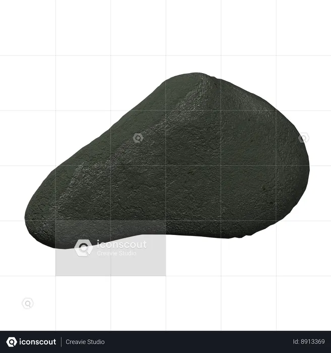 Piedra triangulo  3D Icon