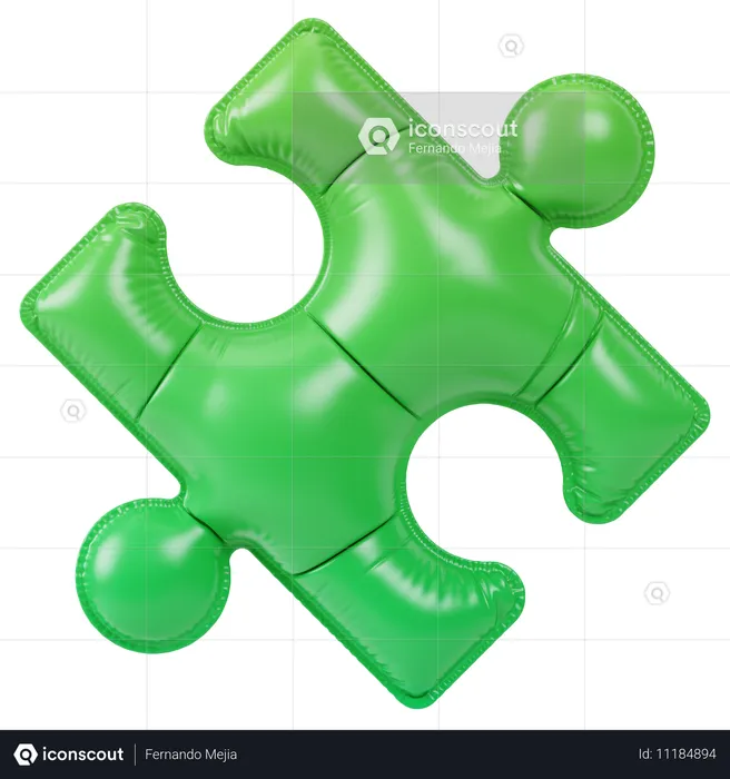 Pieza de puzzle  3D Icon