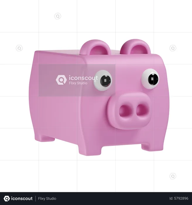 Pig  3D Icon