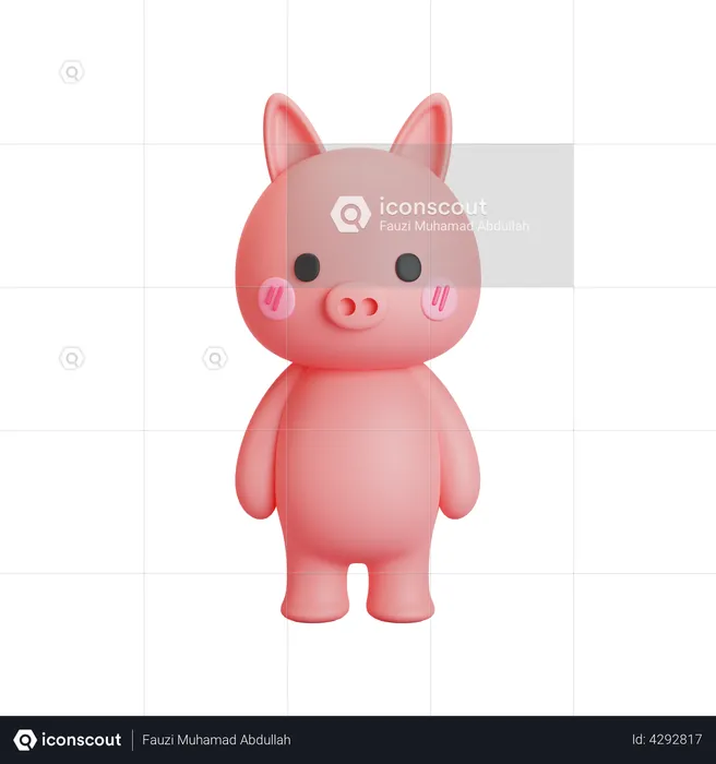 Premium Pig Emoji 3D Illustration download in PNG, OBJ or Blend format