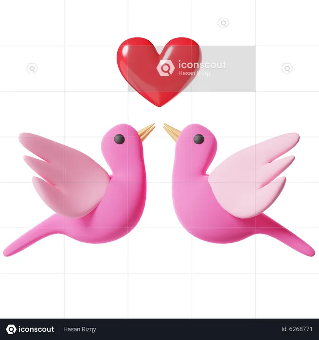 Pigeon Bird  3D Icon