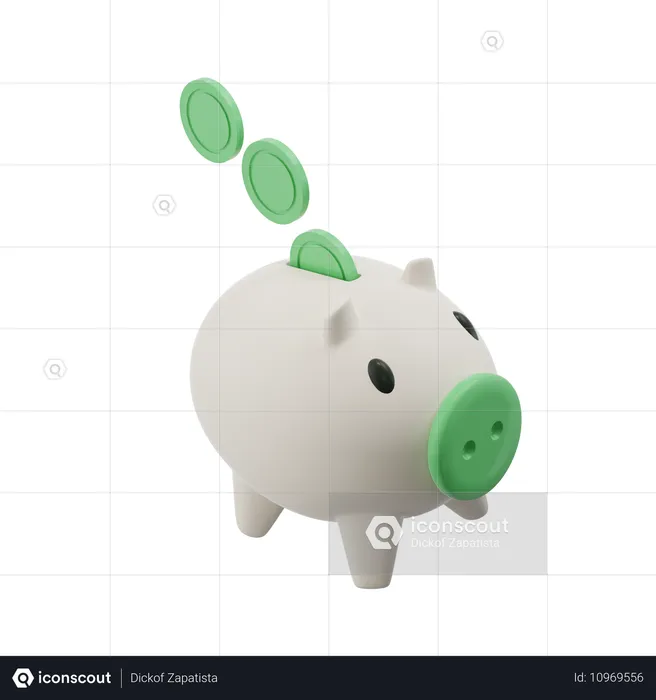 Piggy Bank  3D Icon