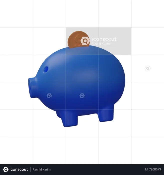 Piggy Bank  3D Icon