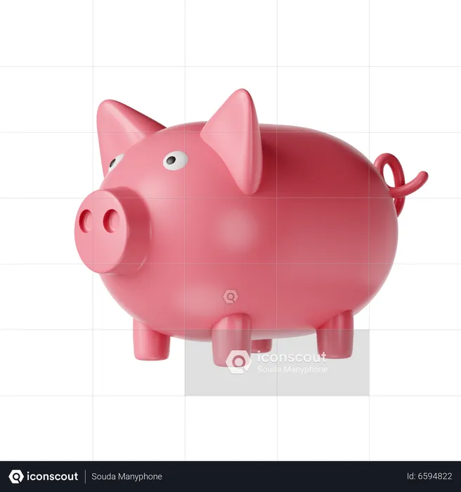 Piggy Bank  3D Icon