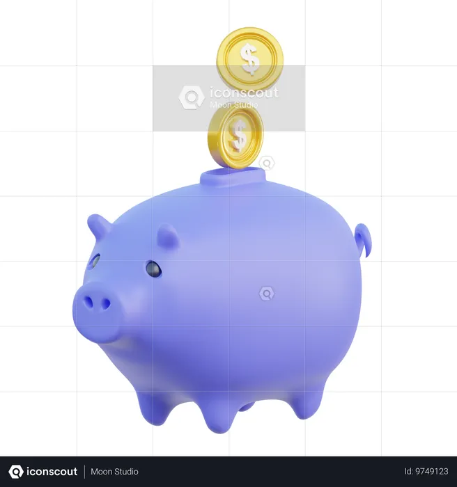 Piggy Bank  3D Icon
