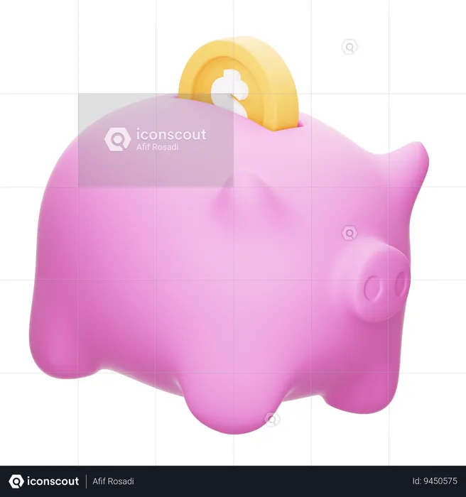 Piggy bank  3D Icon