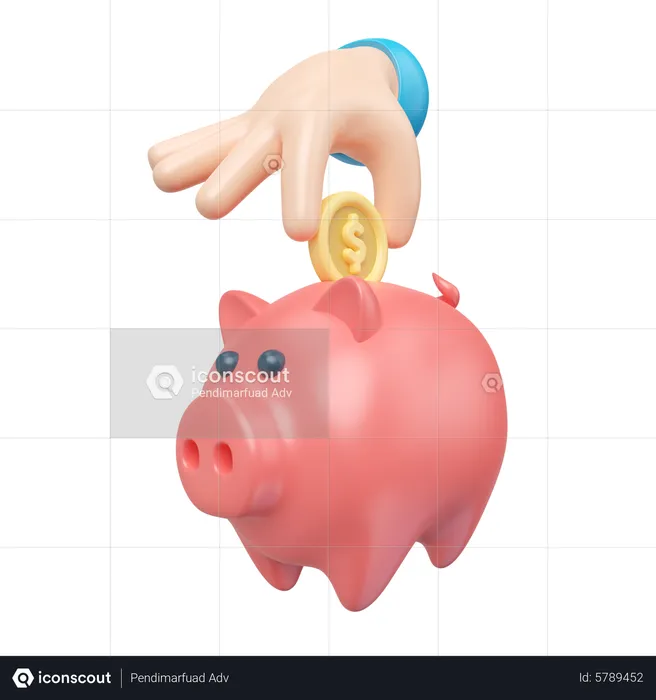 Piggy Bank  3D Icon