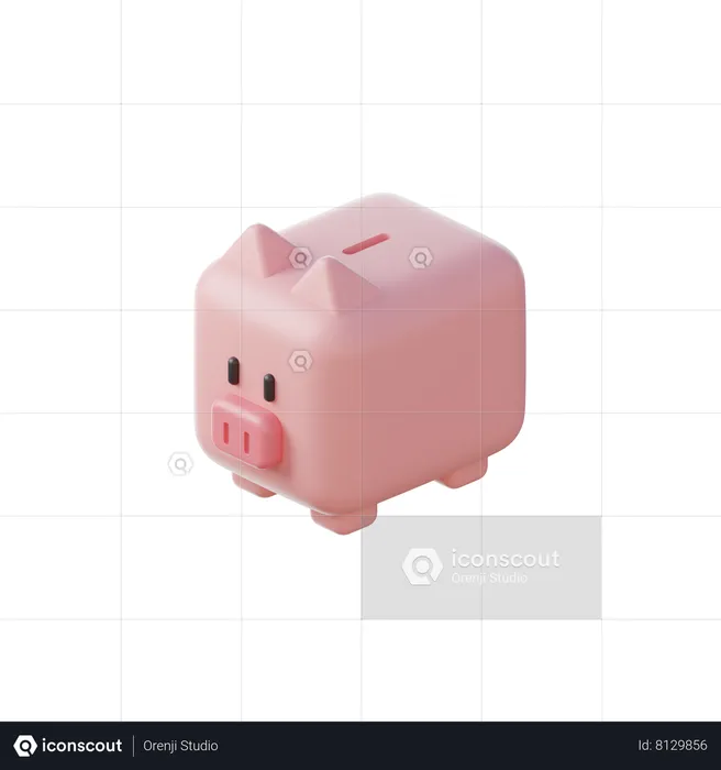 Piggy Bank  3D Icon