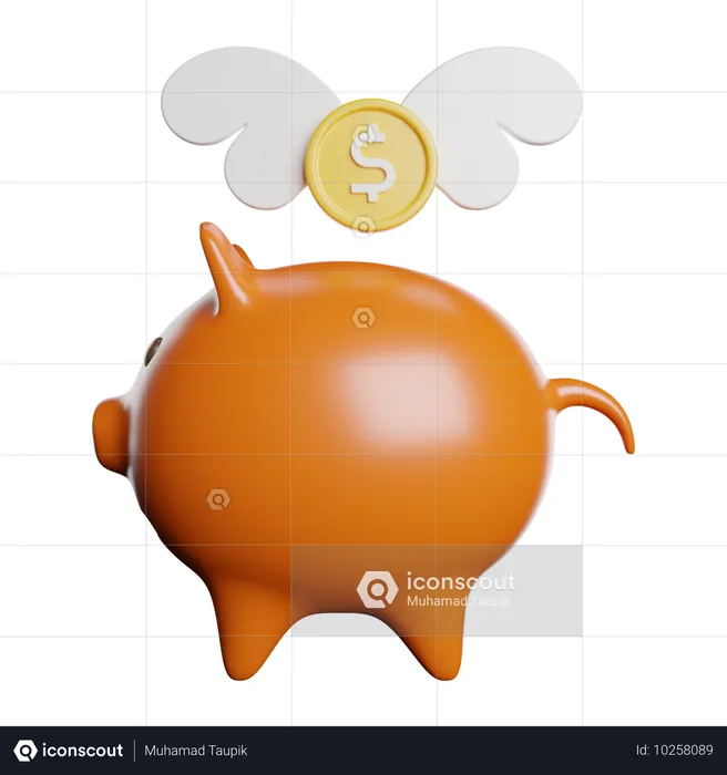 Piggy Bank  3D Icon