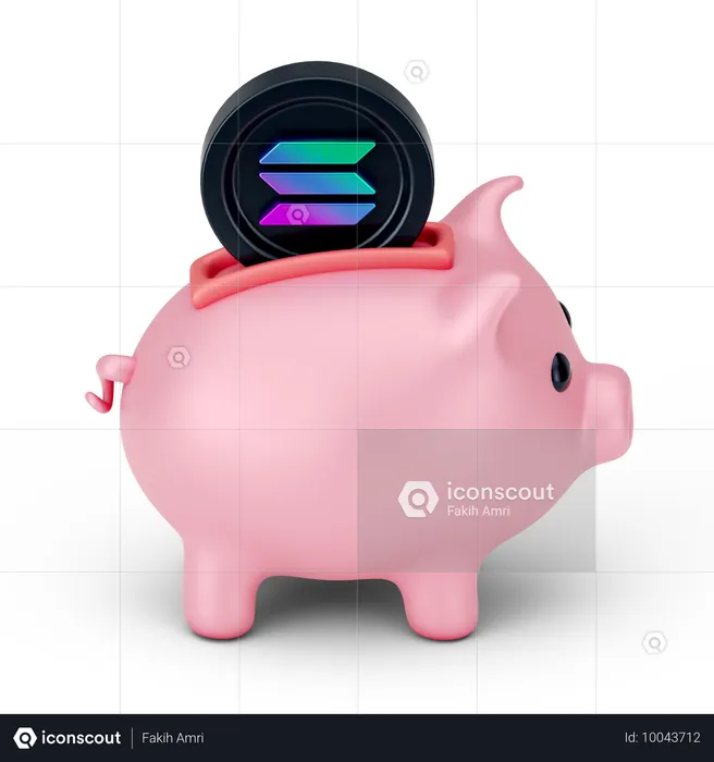 Piggy Savings  3D Icon