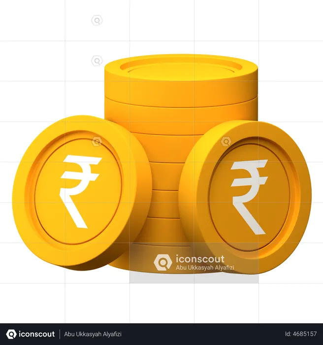 Moneda  3D Icon